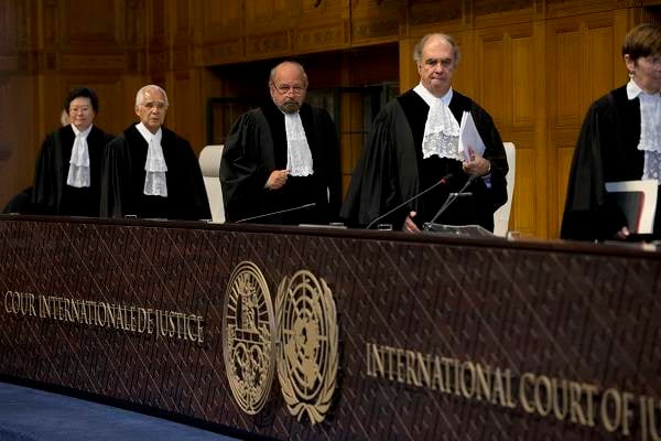 The World Court in The Hague, Netherlands. (AP Photo/Peter Dejong)