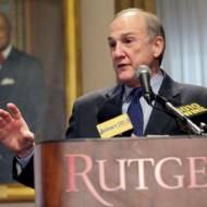 Rutgers University President Robert Barchi