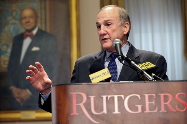 Rutgers University President Robert Barchi