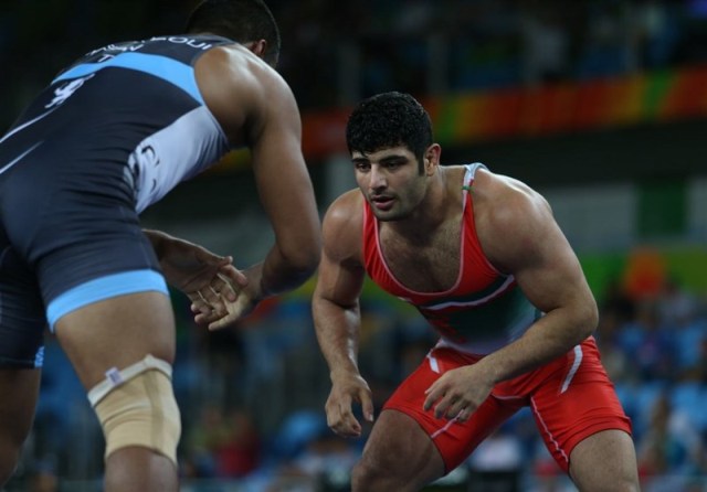 Iranian wrestler Alireza Karimi-Machiani