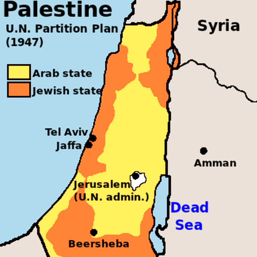 Image result for план раздела палестины 1947