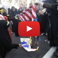 Iranians burn a U.S. flag. (AP Photo/Vahid Salemi, File)