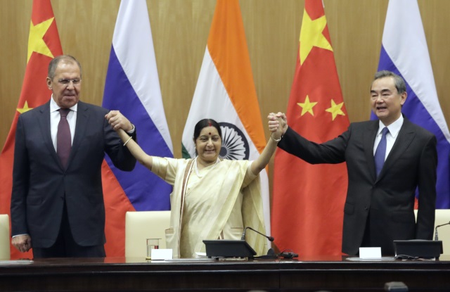 Russia China India