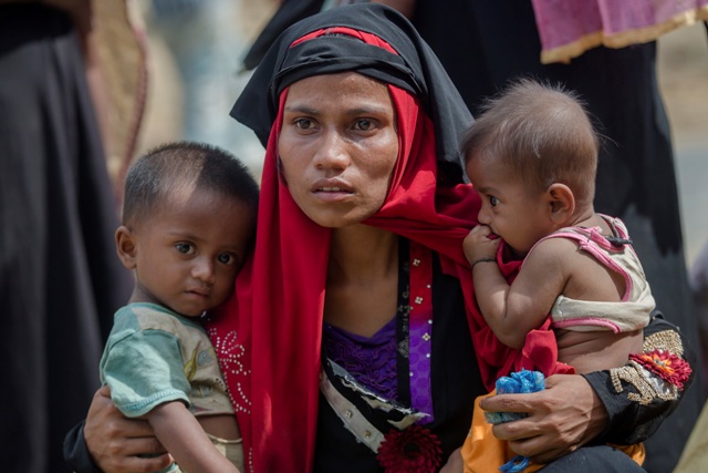 Rohingya Muslim refugees