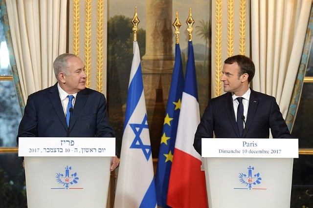 Netanyahu Macron