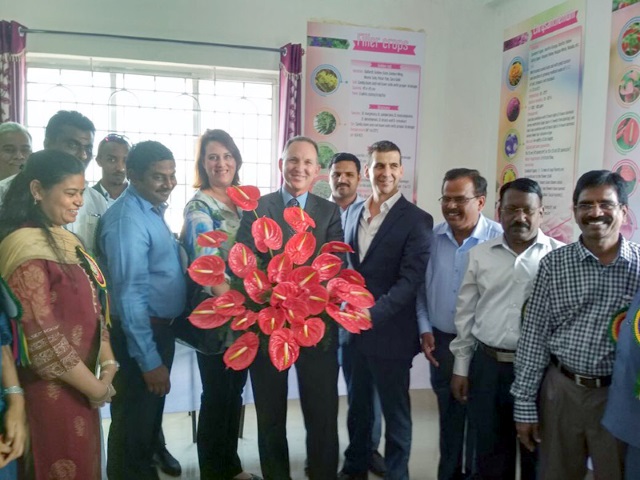 Inauguration ceremony of the CoE for cut flowers