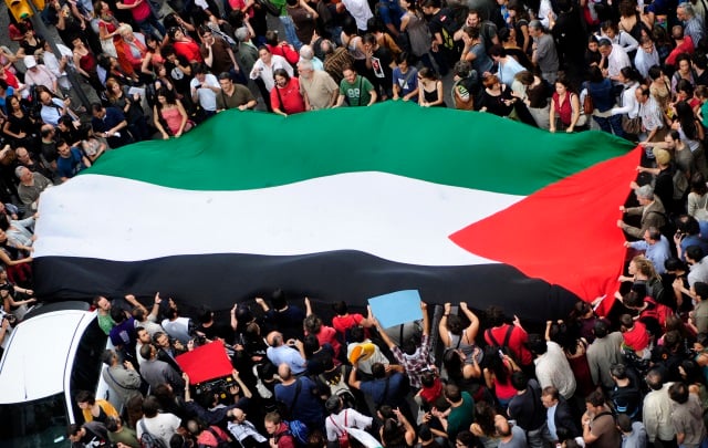 Anti-Israel demonstration in Barcelona