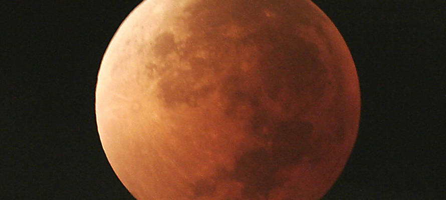 Blood moon from years past. (AP Photo/Marco Ugarte, File)
