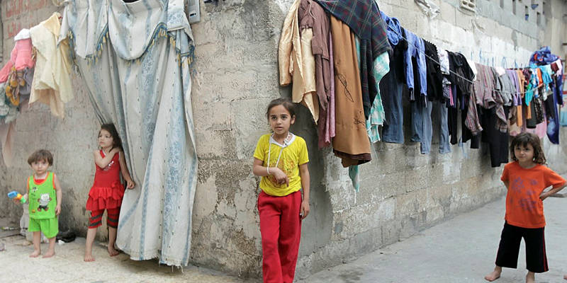 Palestinian Children in Gaza City. (Aaed Tayeh/Flash90)