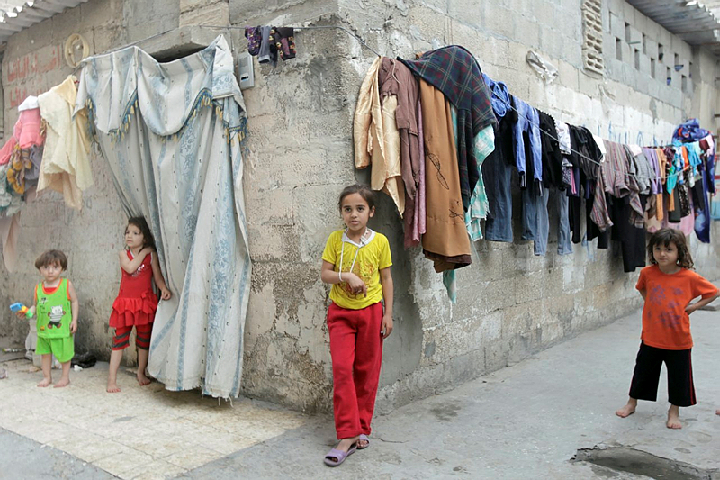 Palestinian Children in Gaza City. (Aaed Tayeh/Flash90)