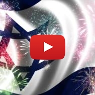 Israel flag celebration