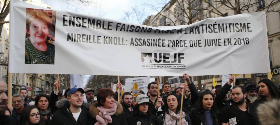 France Anti Semitism White March
