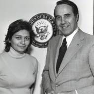 Avital Sharansky with Senator Bob Dole