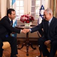 PM Netanyahu and Guatemalan Pres. Morales
