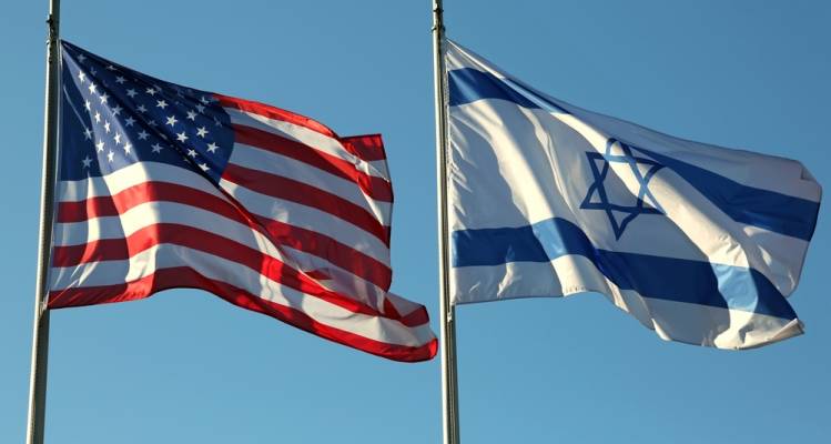 Israel US flag