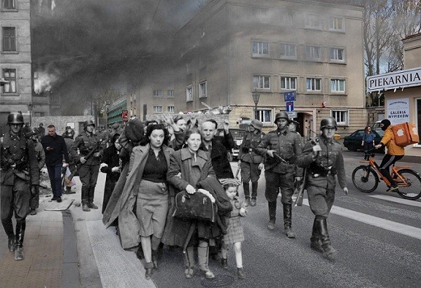 Warsaw Ghetto then and now Teraz'43