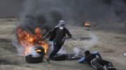 Palestinian rioters