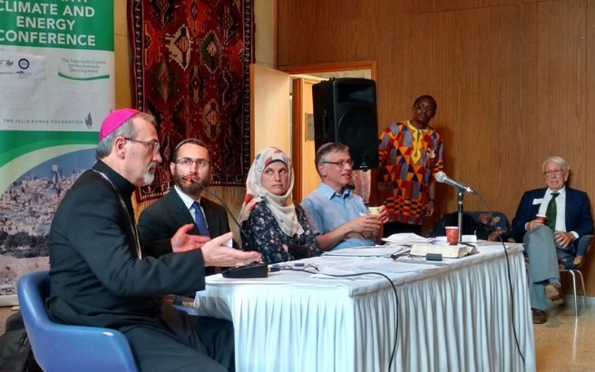 Religious leaders attended the Interfaith Climate Change and Renewable Energy Conference in Jerusalem