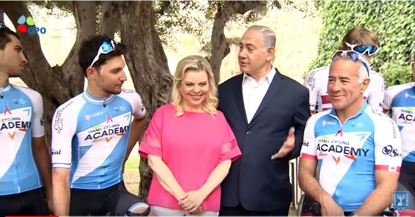 Netanyahu cyclists