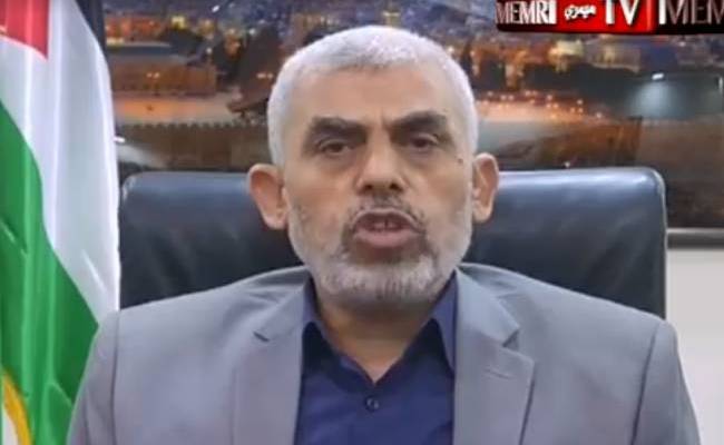 Hamas' leader in Gaza Yahya Sinwar