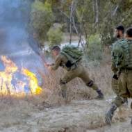 Fire Gaza border