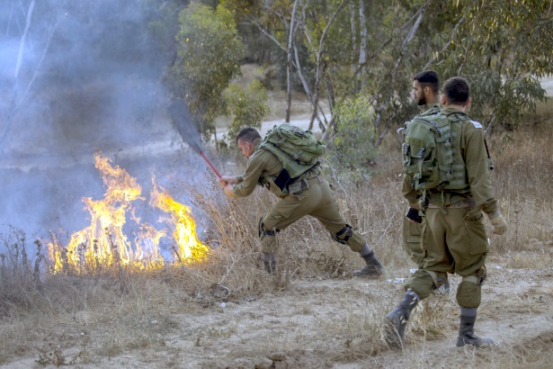 Fire Gaza border