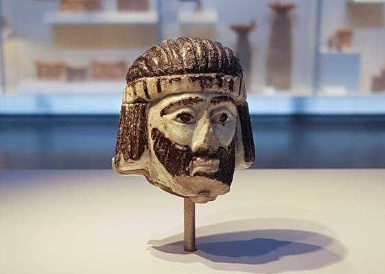 The mysterious biblical figurine of a king's head