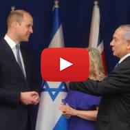 Prince William, PM Netanyahu