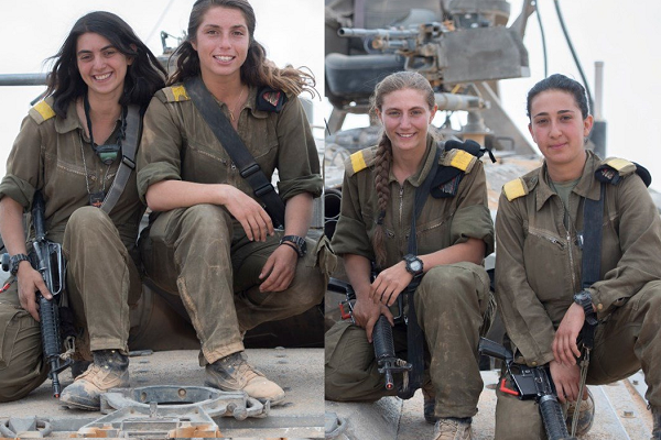 IDF female tank commanders. (IDF Spokesperson)