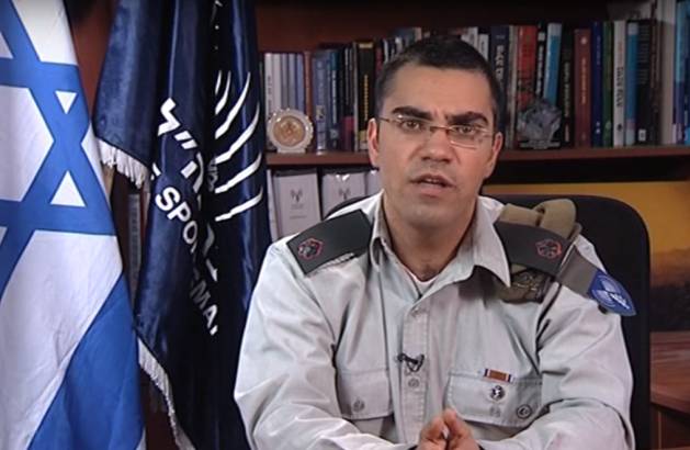 IDF spokesman in Arabic Major Avichai Adrei