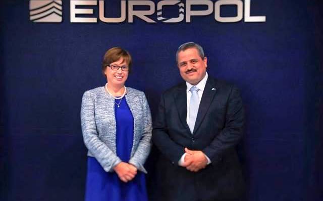 Israel’s National Police Commissioner, Inspector General Roni Alsheich and the European Union Agency for Law Enforcement Cooperation's (Europol) Executive Director, Catherine De Bolle