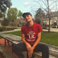 Stanford University student Hamzeh Daoud, who physically threatened Zionists. (Facebook)