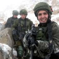 IDF Golan snow