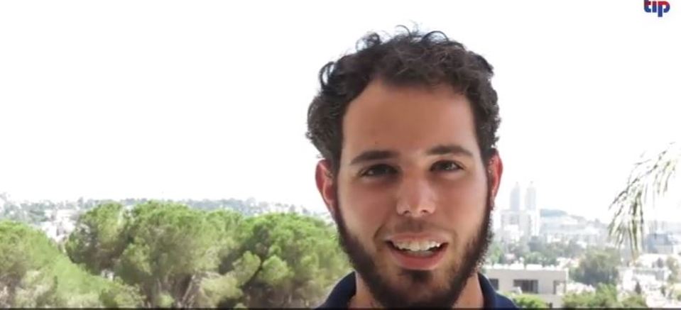 Ryan Fletcher from Florida vists Israel