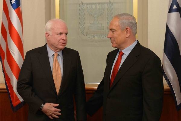 Netanyahu and McCain. (GPO)