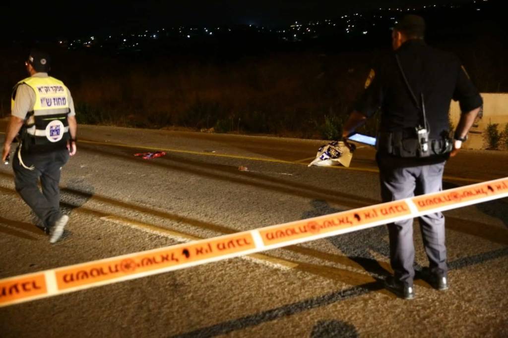 Scene of Havat Gilad car-ramming