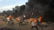 Palestinians riot on Israel's border