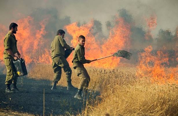 Gaza fire