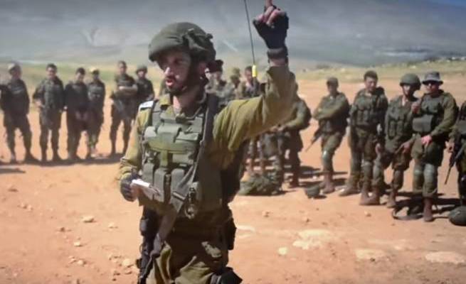 An IDF officer leads his troops. (Screenshot)