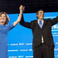 Democrats Andrew Cuomo and Kathy Hochul