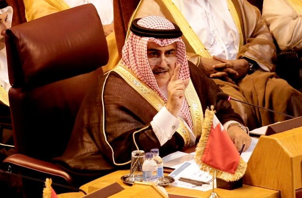 Bahrain’s Foreign Minister Khalid bin Ahmed Al Khalifa