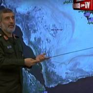 Iranian General Amir Ali Hajizadeh, Commander of IRGC Aerospace Force (Screenshot)