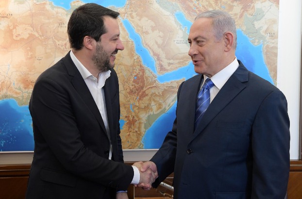 PM Netanyahu & Italian Interior Minister Matteo Salvini