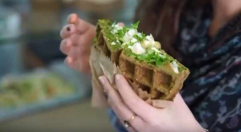 Falafel Waffle