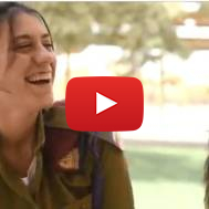 Happy IDF female soldiers