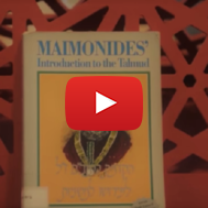 Book about the great rabbi and philosopher Maimonides. (screenshot)