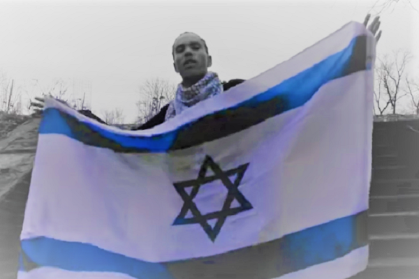 Unabashedly pro-Israel rapper Young Gravy. (screenshot)