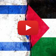 Israeli and Palestinian Flag