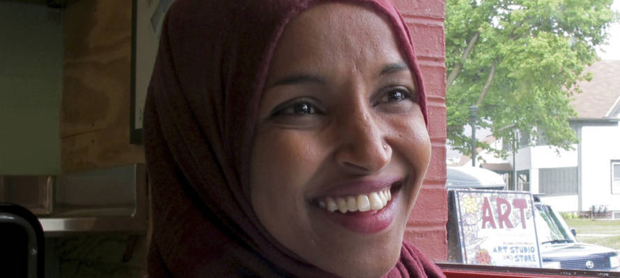 Democrat Ilhan Omar. (AP Photo/Jeff Baenen, File)