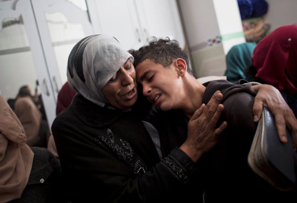 Hassan Shalabi funeral Gaza